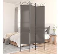 vidaXL 3-Panel Room Divider Anthracite 120x220 cm Fabric