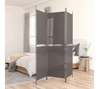 vidaXL 3-Panel Room Divider Anthracite 150x180 cm Fabric