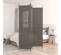 vidaXL 3-Panel Room Divider Anthracite 150x220 cm Fabric