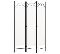 Vidaxl 3-Panel Room Divider White 120X180 Cm
