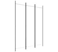 vidaXL 3-Panel Room Divider White 150x200 cm Fabric