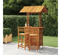 vidaXL 3 Piece Garden Bar Set Solid Wood Acacia