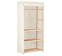 vidaXL 3-Tier Clothes Wardrobe 79x40x170cm Closet Storage Organiser Cabinet