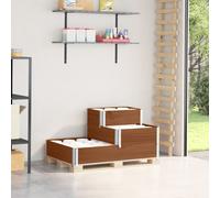 Raised Bed Outdoor Planter Garden Flower Pot Plant Pot Solid Wood Pine vidaXL