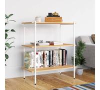 Shelving Unit Home Decor Bookcase Bookshelf Standing Display Shelf vidaXL