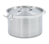 vidaXL Stock Pot 32L 40x26cm Stainless Steel Soup Stew Catering Pot Kitchen
