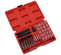 vidaXL 33 Piece Glow Plug Thread Repair Tool Set M8 M10 M12