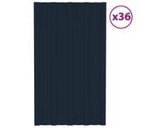 vidaXL 36x Roof Panels Galvanised Steel Anthracite Garage Shed Roof Panel