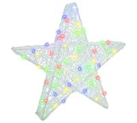 3D Star with 50 LEDs Multicolour 55 x 53.5 x 10 cm Acrylic