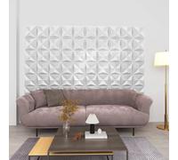 (origami white, 48) vidaXL 3D Wall Panels Self-adhesive Wall Panel Decor Wallpaper Wall Covering