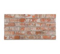 vidaXL 3D Wall Panels Wall Cover Wallpaper with Red Brick Design 10 pcs EPS