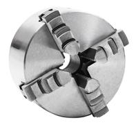 vidaXL 4 Jaw Self-Centering Lathe Chuck 100mm Steel front Mount Engineer Tool