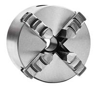 vidaXL 4 Jaw Self-Centering Lathe Chuck in HT300 Steel, High Hardness and Wear Resistance, Precise Clamping on Varied Surfaces, 80 mm Diameter, Includes Chuck Key, Maximum Speed of 4000 R/min