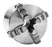 vidaXL 4 Jaw Self-Centering Lathe Chuck, 100mm, Resistant HT300 Steel, High Clamping Accuracy, Robust & Durable Lathe Accessory