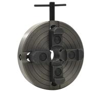 vidaXL 4-Jaw Wood Lathe Chuck M33 Connection Steel Black 15-138 mm / 52-165 mm