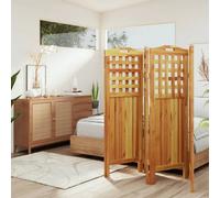 Vidaxl 4-Panel Room Divider 162X2X115 Cm Solid Wood Acacia