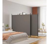 Vidaxl 4-Panel Room Divider Anthracite 698X180 Cm Fabric