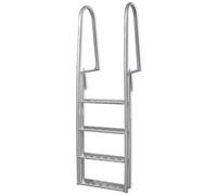 vidaXL 4-Step Dock/Pool Ladder Aluminium 167 cm