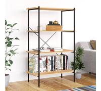 Shelving Unit Home Decor Bookcase Bookshelf Standing Display Shelf vidaXL