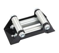 vidaXL 4-Way Fairlead Steel Roller for Winches - Heavy-Duty Powder-coated Frame, Galvanised Steel Roller, 3500-4500 lbs Capacity, Weather, Easy Maintenance