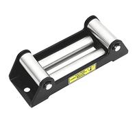 vidaXL 4-Way Fairlead Rollers Hawse Cable Wincher Tool 5000-6000lbs Heavy-Duty Powder-Coated Steel