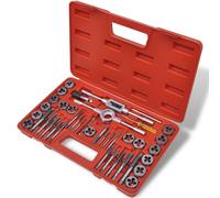 vidaXL 40x Tap and Die Set Hardware Metric Rethreading Hand Tap Die Tool Set