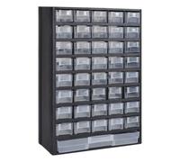 vidaXL 41-Drawer Plastic Storage Cabinet Tool Box Durable