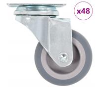 vidaXL 48 Pcs Swivel Casters 50 Mm