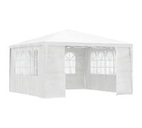 vidaXL Professional Party Tent with Side Walls 4m White Garden Canopy Gazebo