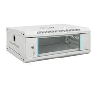 vidaXL 4U Wall Mounted Network Cabinet 19" IP20 53x40x21 cm