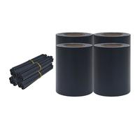 vidaXL 4x Garden Privacy Screen PVC 35 cm Matte Dark Grey Fence Strip Roll Home