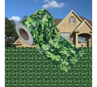 vidaXL 4x Garden Privacy Screens PVC 35x0,19 m Green Fence Strip Roll Outdoor