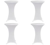 vidaXL 4x Standing Table Cover Party Event Tableware Slipcovers High Spandex Coc