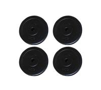 vidaXL 4x Weight Plates 20kg Home Gym Workout Discs Barbell Dumbbell Lifting