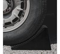 vidaXL 4x Wheel Chocks 16x9x9 cm Rubber Vehicle Car Stopper Wheel Blocker