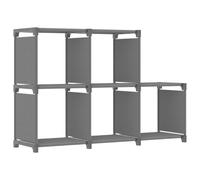 Display Shelf Free Standing Shelf Storage Cube Organiser Unit Fabric vidaXL