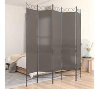 (Anthracite, 200 x 220 cm) vidaXL 6-Panel Room Divider Fabric Privacy Screen Paravent Multi Colours/Sizes