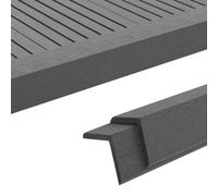 Vidaxl 5 Pcs Decking Angle Trims Wpc 170 Cm Grey