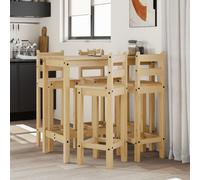 vidaXL 5 Piece Bar Set Solid Wood Pine