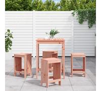 vidaXL 5 Piece Garden Bar Set Solid Wood Douglas