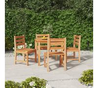 vidaXL 5 Piece Garden Dining Set Solid Wood Teak