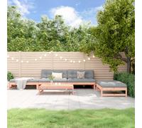 Garden Lounge Set Outdoor Modular Sofa Set 5 Piece Solid Wood Pine vidaXL