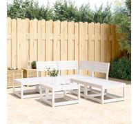 Garden Sofa Set 5 Piece Outdoor Sofa Set Corner Sofa Solid Wood Pine vidaXL