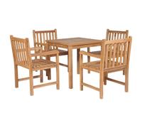 Solid Wood Teak Garden Dining Set Patio Table Furniture Multi Models vidaXL