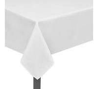 vidaXL 5x Tablecloths White 100x100cm Slipcover Dining Table Protector Cover