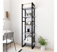 Book Cabinet Storage Rack Bookcase Book Shelf Rack Engineered Wood vidaXL