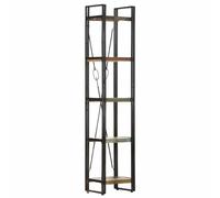 vidaXL 5-Tier Bookcase 40x30x180 cm Solid Reclaimed Wood