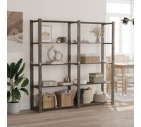 Storage Rack Storage Units Shelf Industrial Shelving Solid Pinewood vidaXL