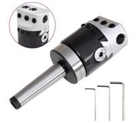 vidaXL 50 mm Boring Head with MT2 Boring Shank for Lathe Milling Machine Tool