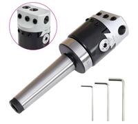 vidaXL Boring Head 50mm MT3 – Steel, Adjustable for Milling Machines – Black/Silver